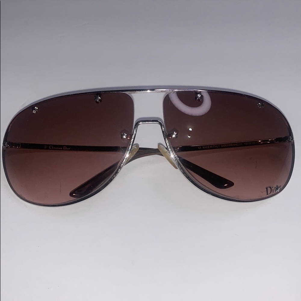 Dior star studded aviator sunglasses
